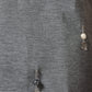 Graues T-Shirt aus Baumwollmischung mit Verzierung