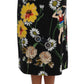 Embellished A-Line Mid-Calf Skirt