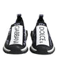Scarpe da ginnastica basse nere e bianche Sorrento