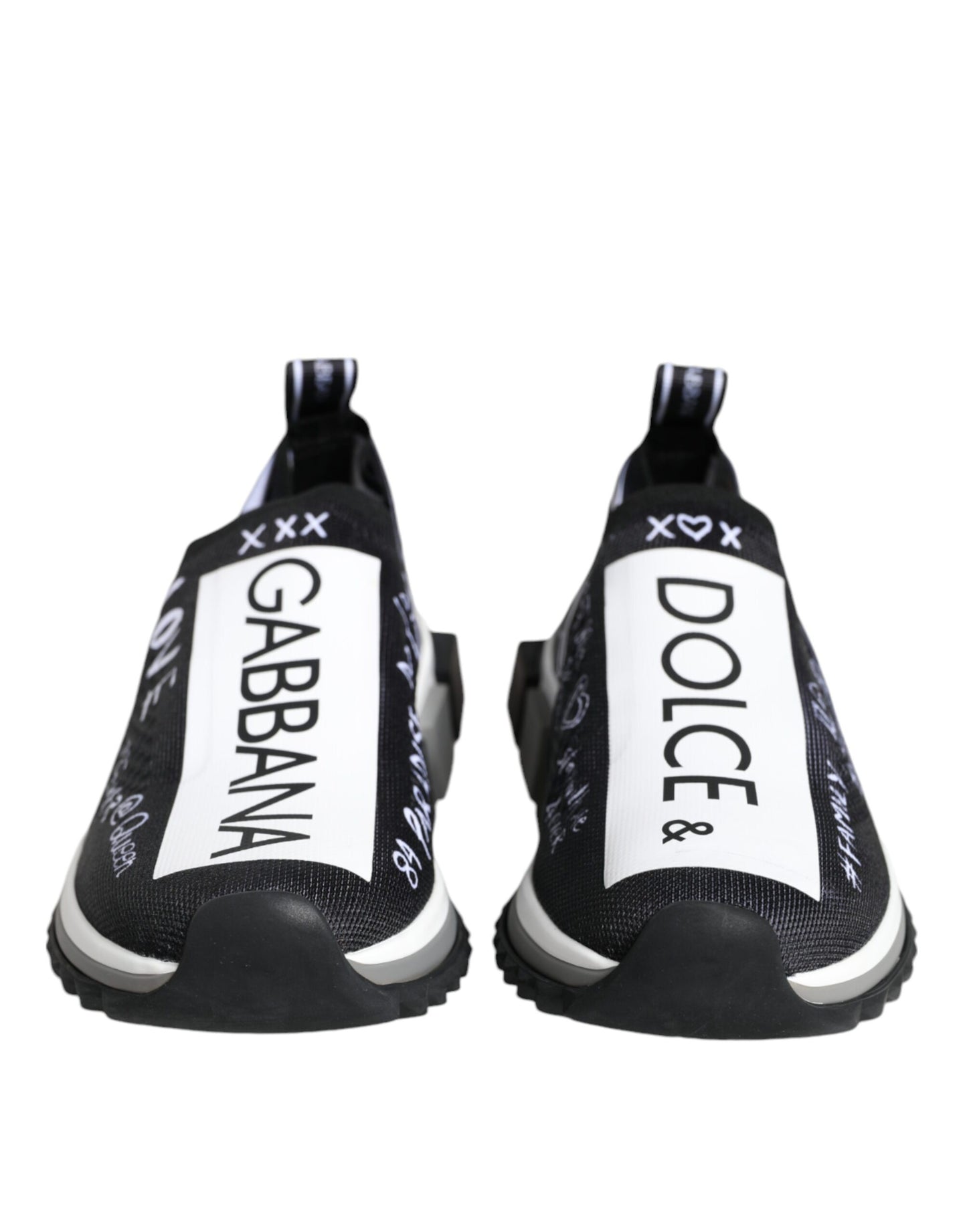 Scarpe da ginnastica basse nere e bianche Sorrento
