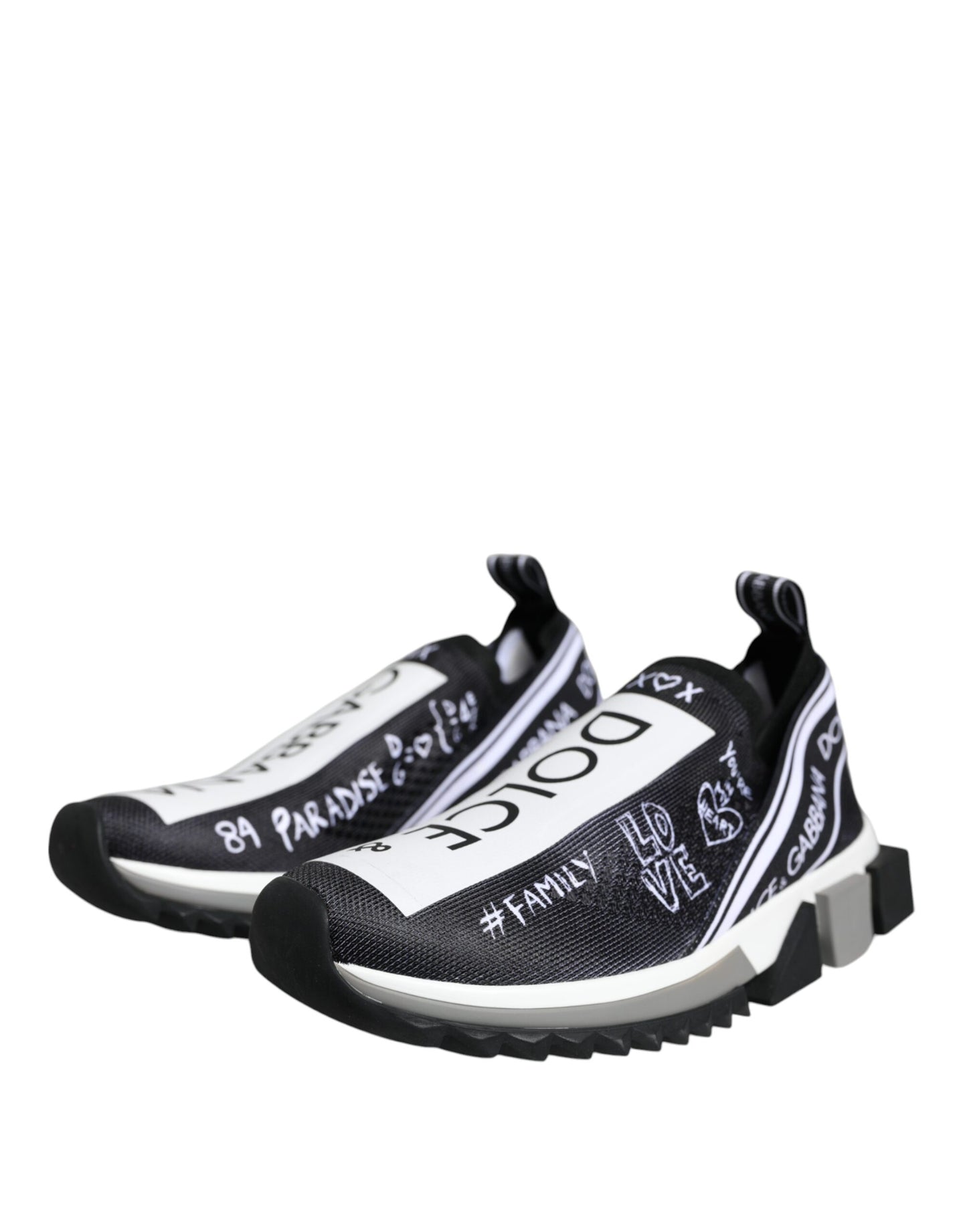 Scarpe da ginnastica basse nere e bianche Sorrento