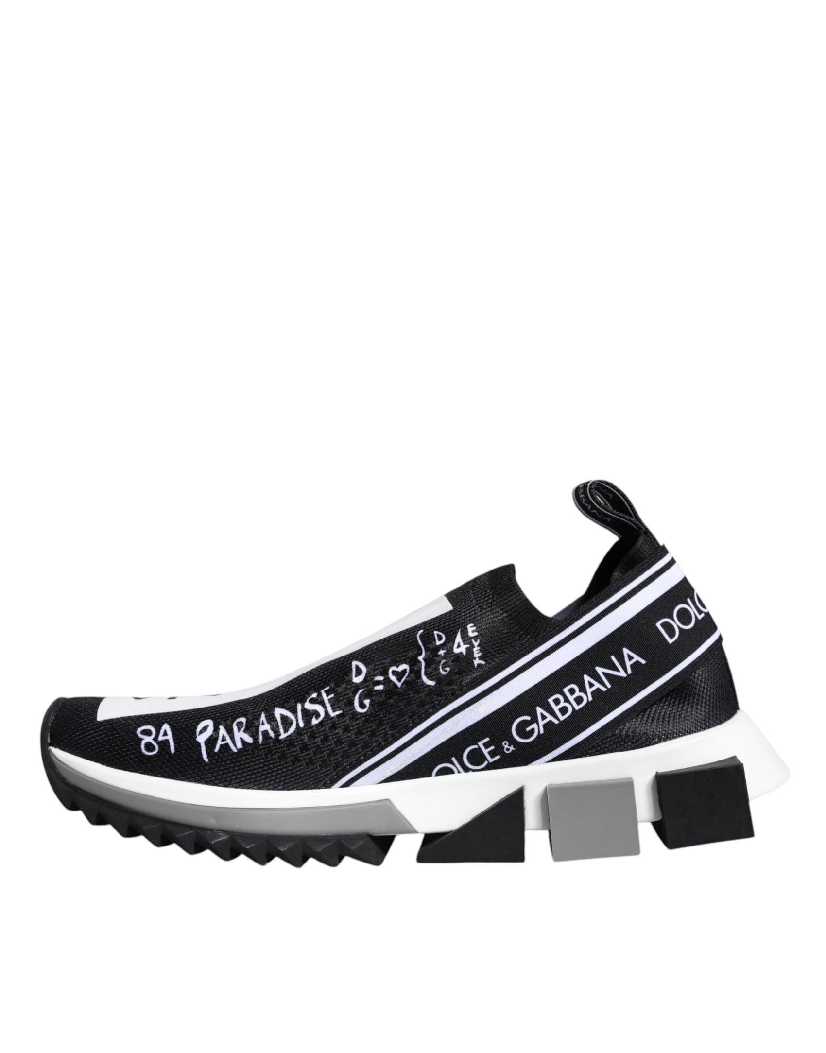 Sorrento Low Top Sneakers in Schwarz und Weiß