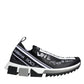 Scarpe da ginnastica basse nere e bianche Sorrento