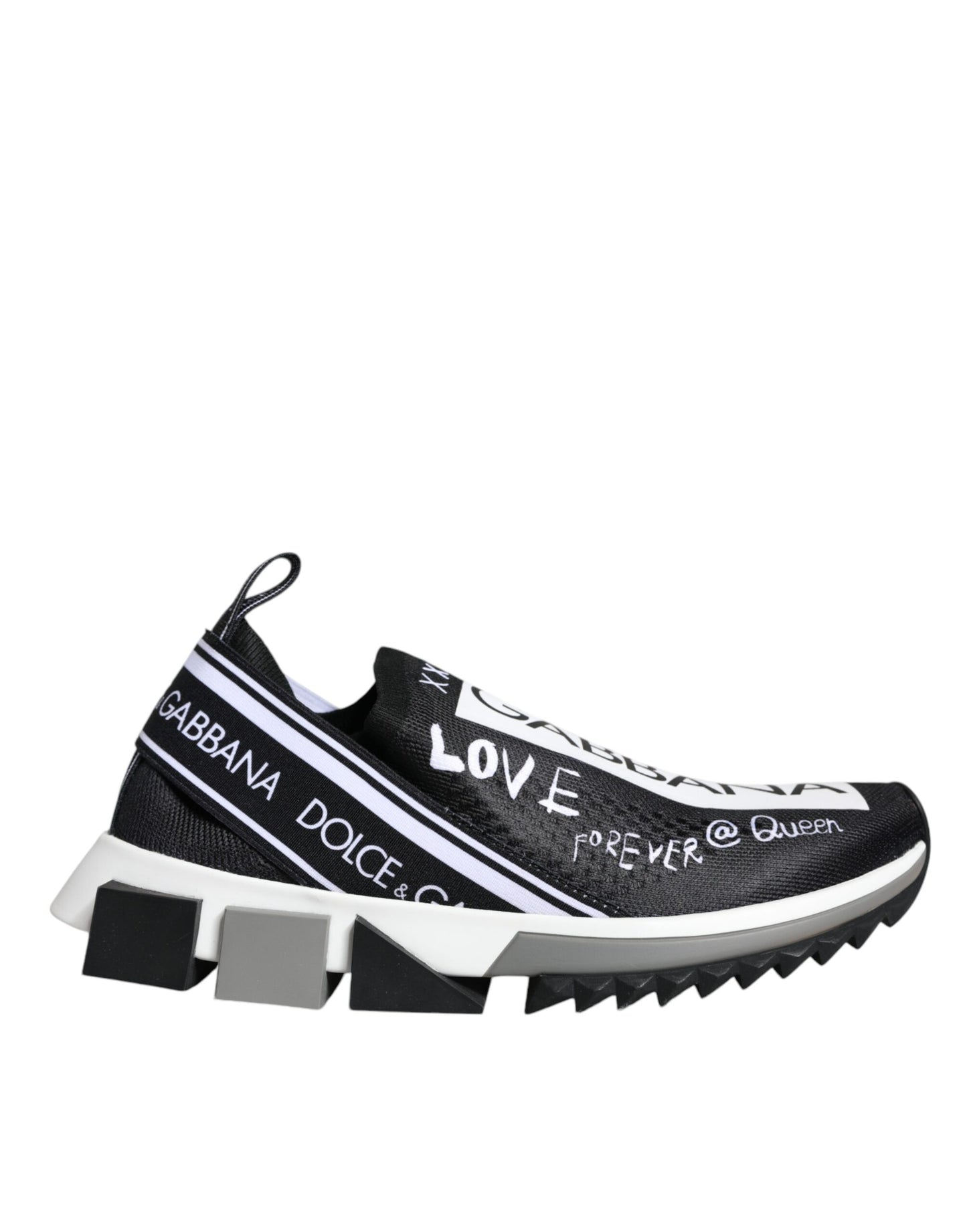 Scarpe da ginnastica basse nere e bianche Sorrento
