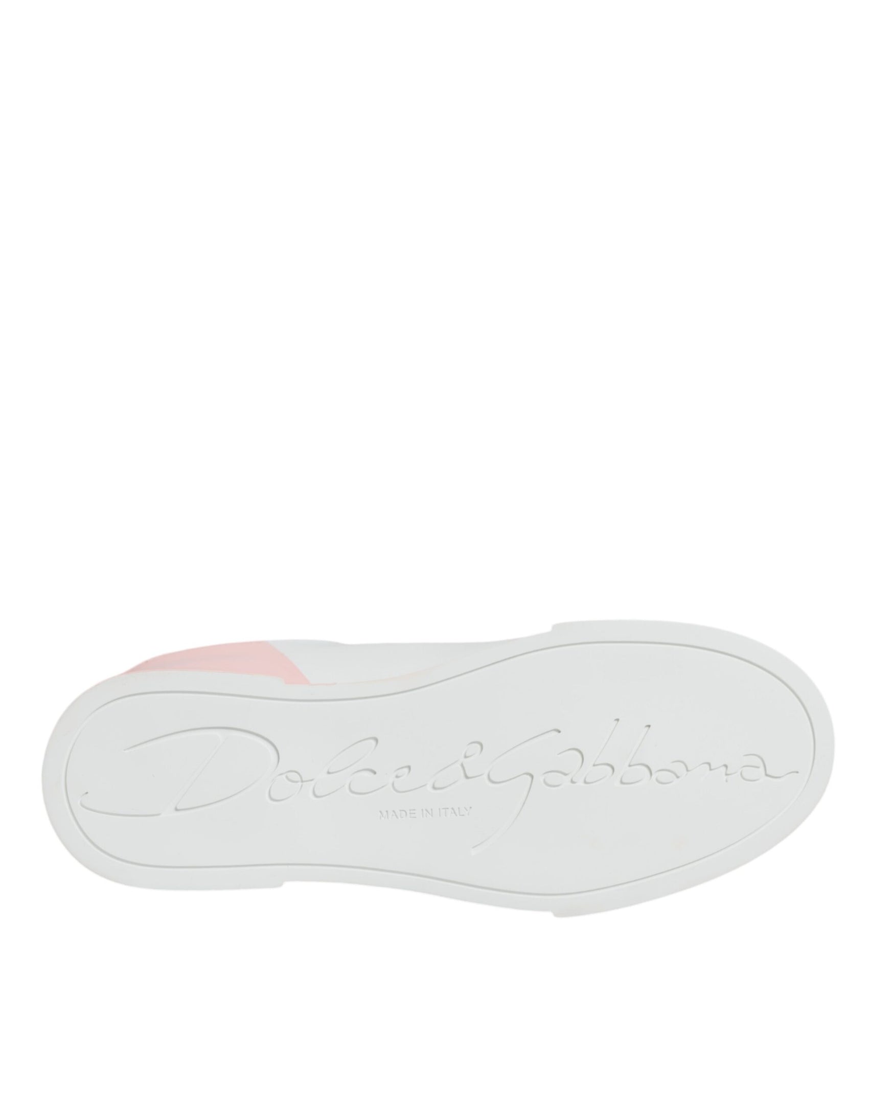 Weiß Rosa Portofino Low Top Sneakers Schuhe