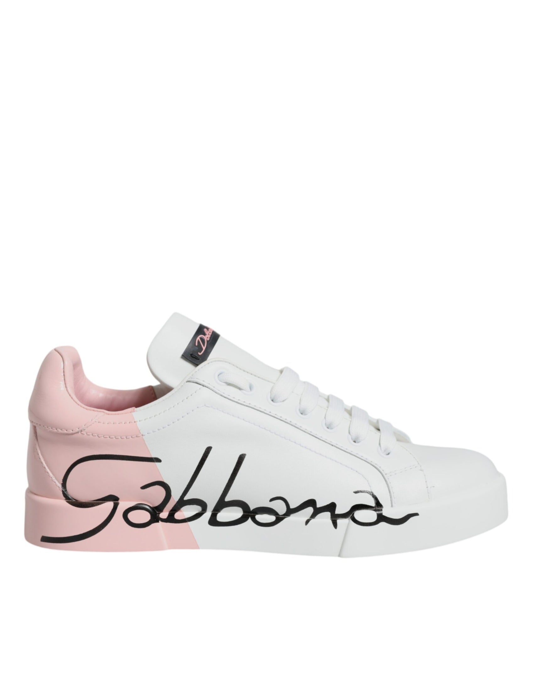 Weiß Rosa Portofino Low Top Sneakers Schuhe
