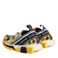 Yellow Sorrento Crystals Low Top Sneakers Shoes