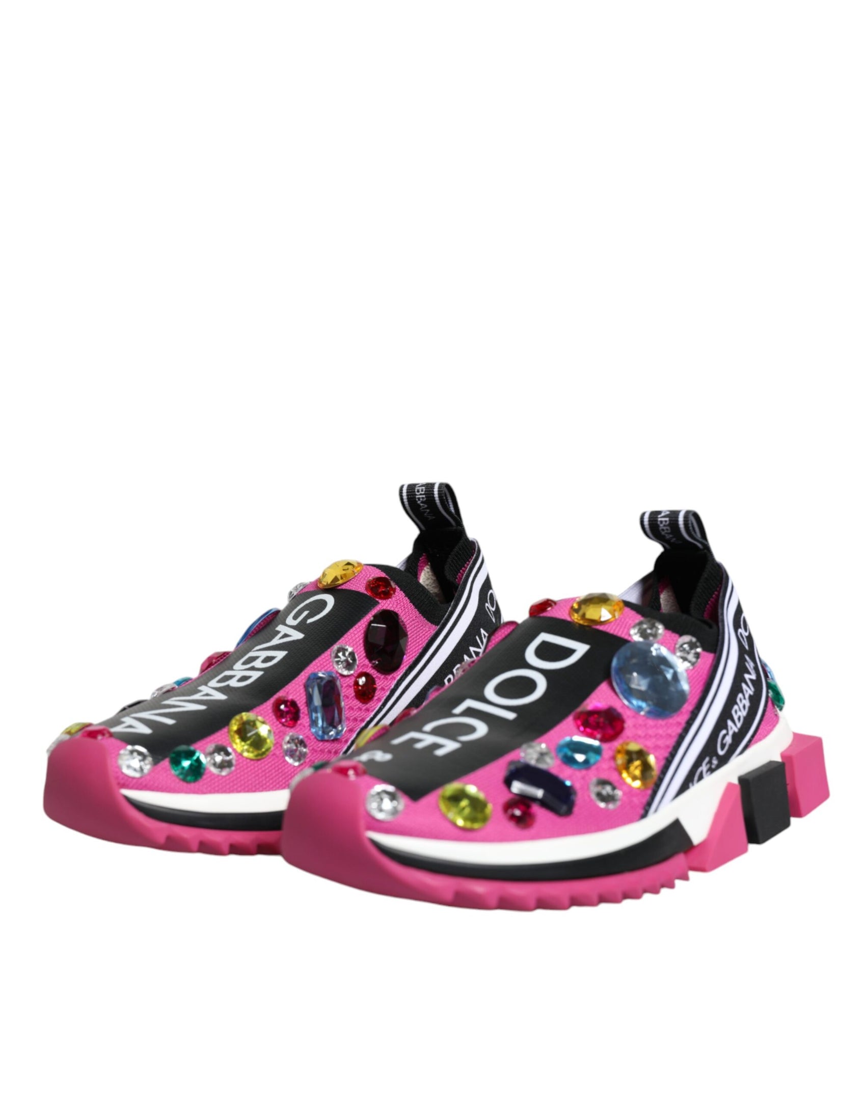 Rosa Sorrento Kristalle Low Top Sneakers Schuhe