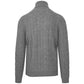 Gray Wool Men's Turtleneck Sweater