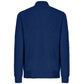 Blauer Wollpullover