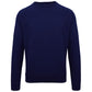 Blauer Kaschmirpullover