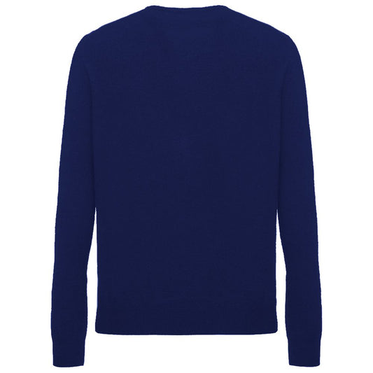 Maglione in cashmere blu