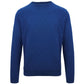 Blauer Kaschmirpullover