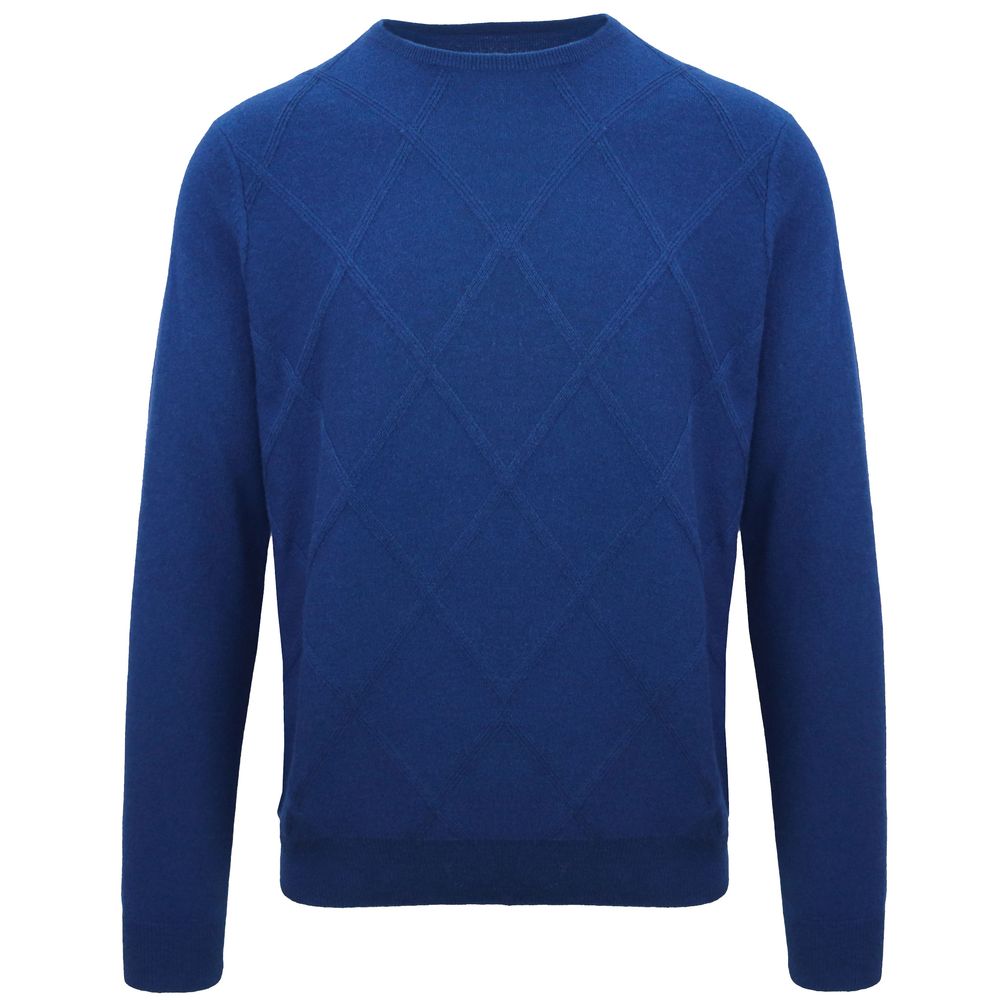 Maglione in cashmere blu