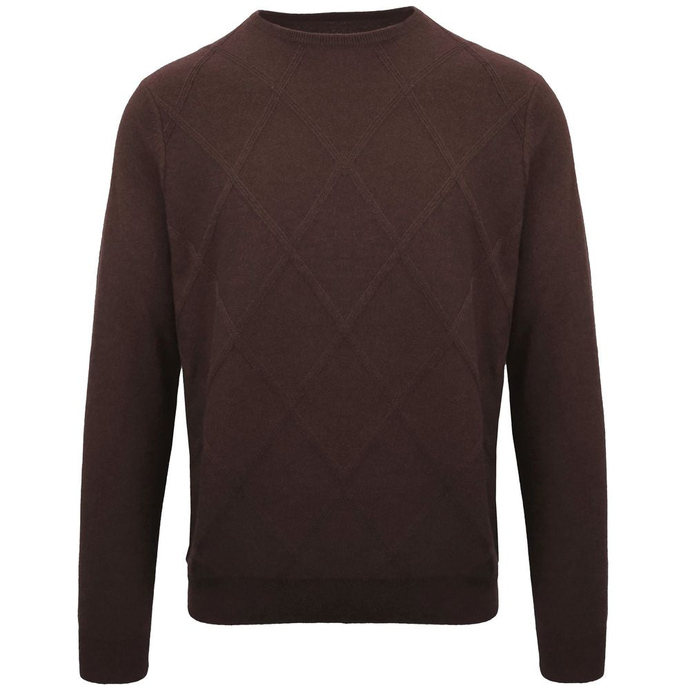 Brauner Kaschmirpullover