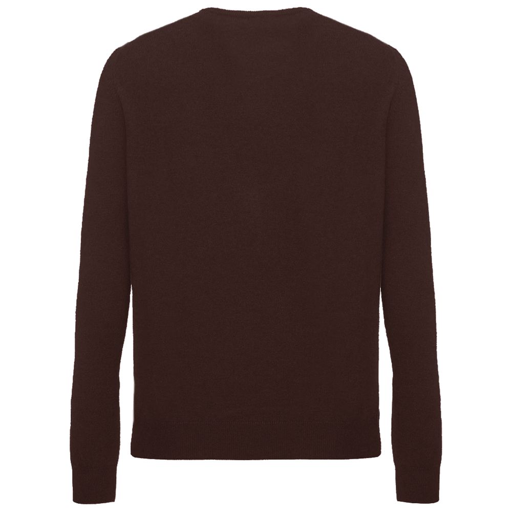 Brauner Kaschmirpullover