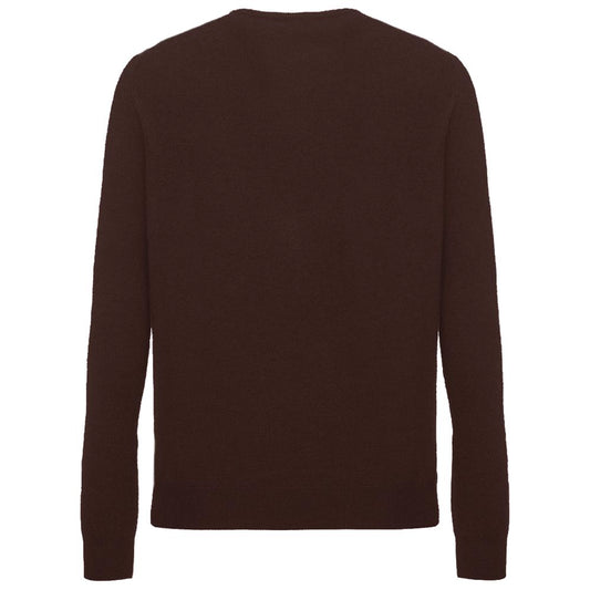 Maglione in cashmere marrone