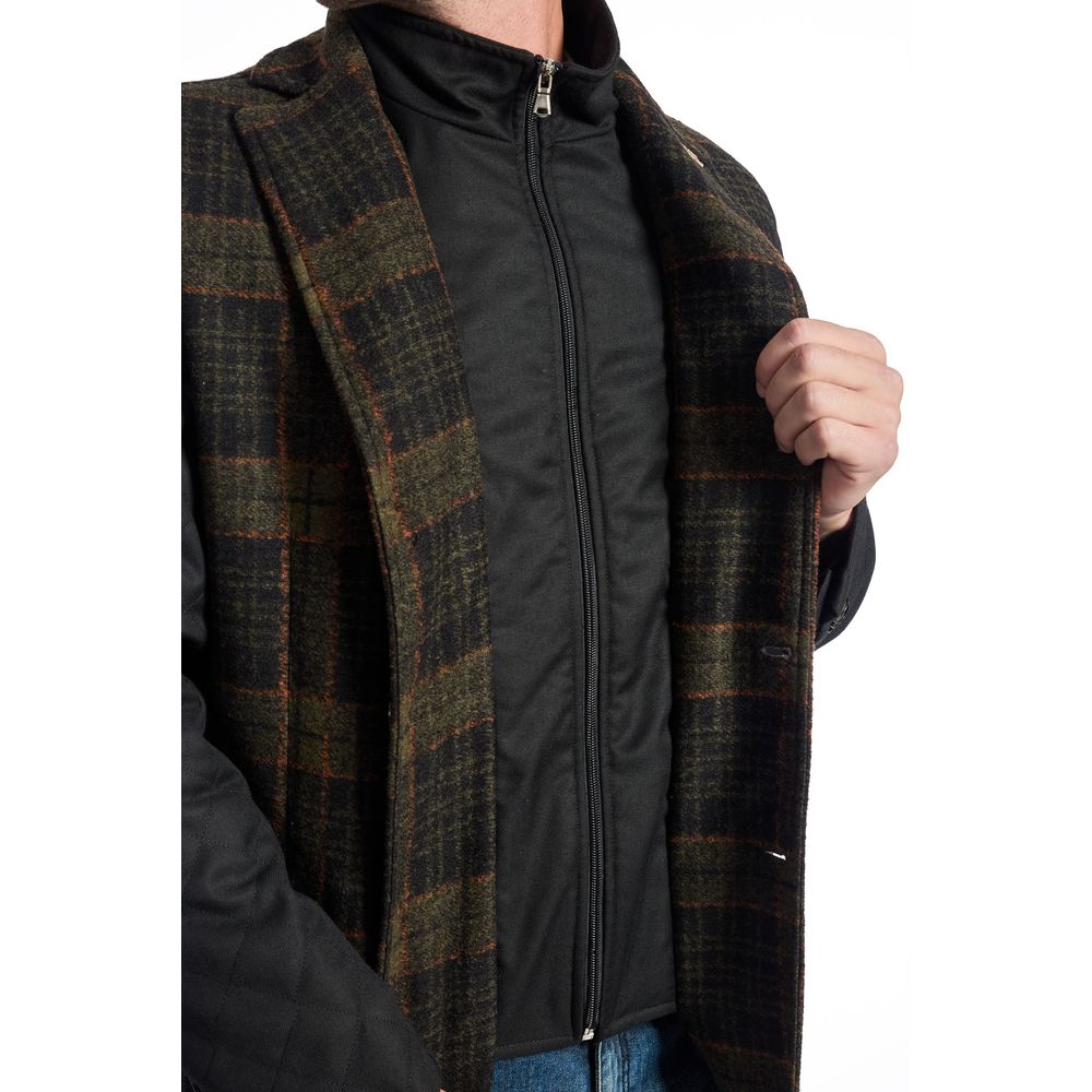 Braune Wolljacke für Herren