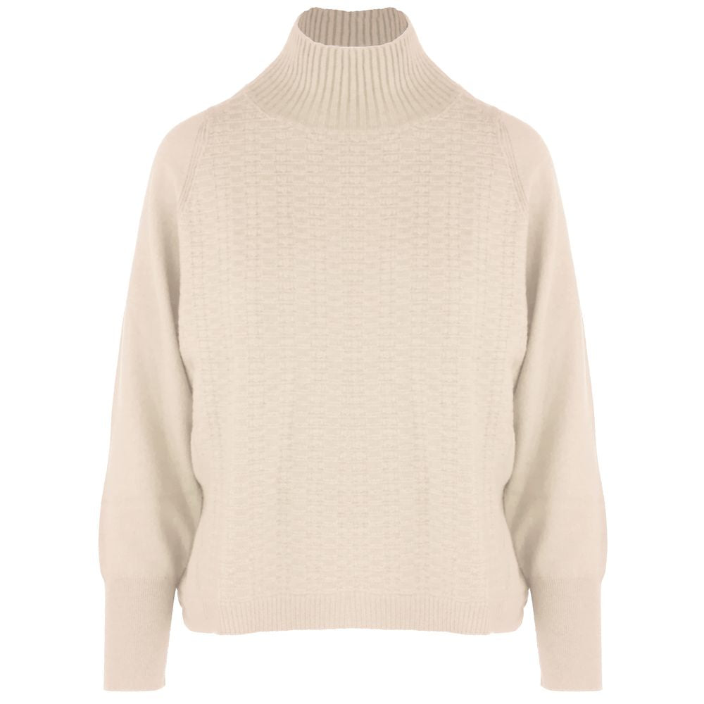 Maglione in cashmere beige