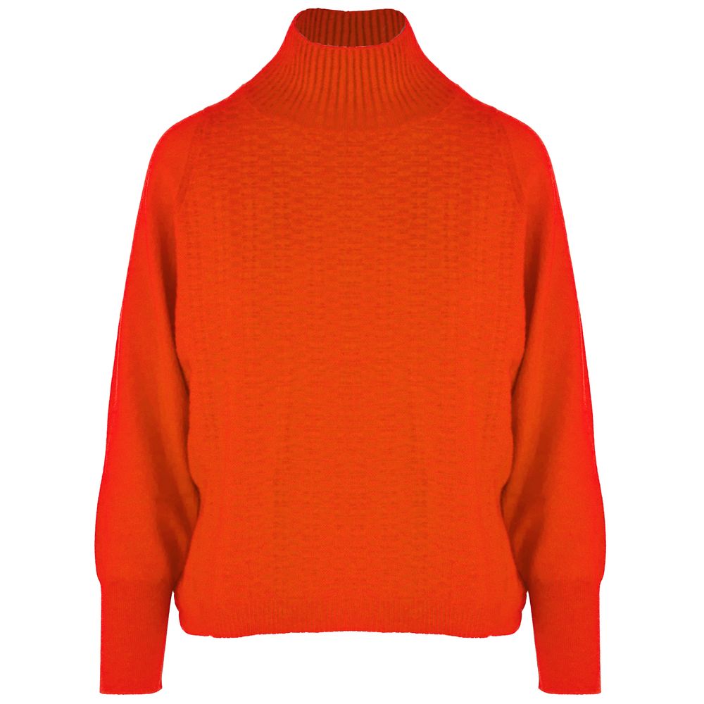 Maglione in cashmere arancione