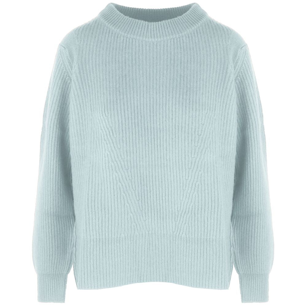 Hellblauer Kaschmirpullover für Damen