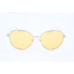 Gold Stainless Steel Sunglasses