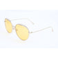 Gold Stainless Steel Sunglasses