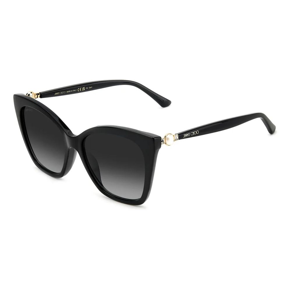 Schwarze Acetat-Sonnenbrille