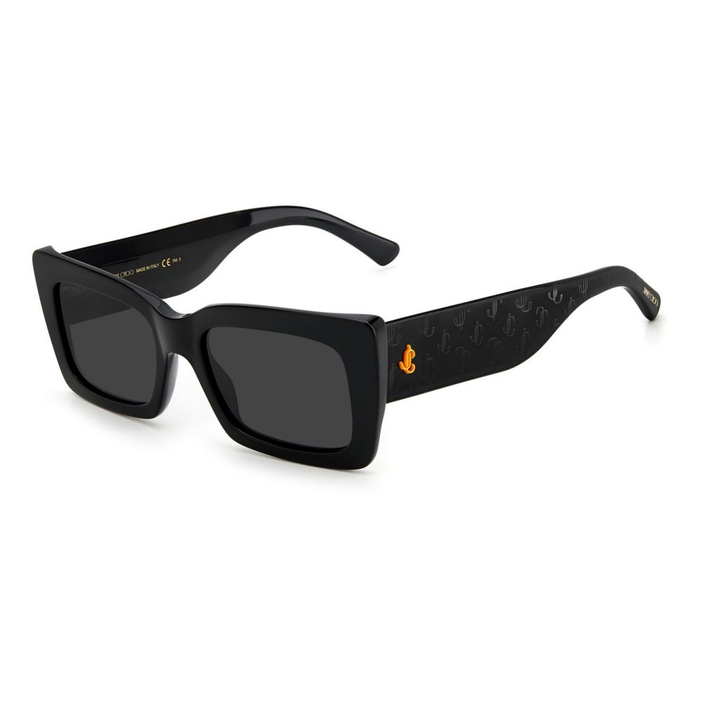 Schwarze Acetat-Sonnenbrille