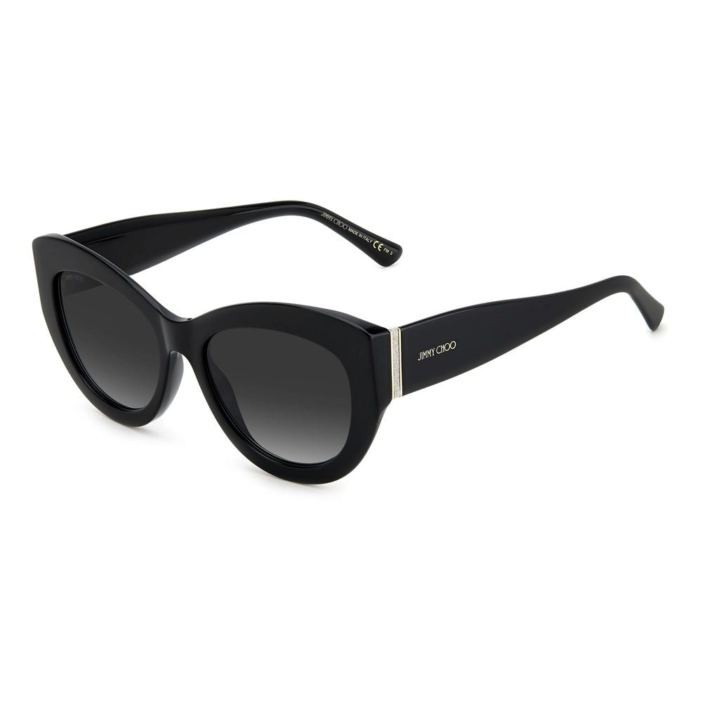 Schwarze Acetat-Sonnenbrille