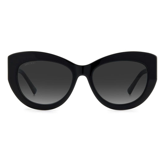 Schwarze Acetat-Sonnenbrille