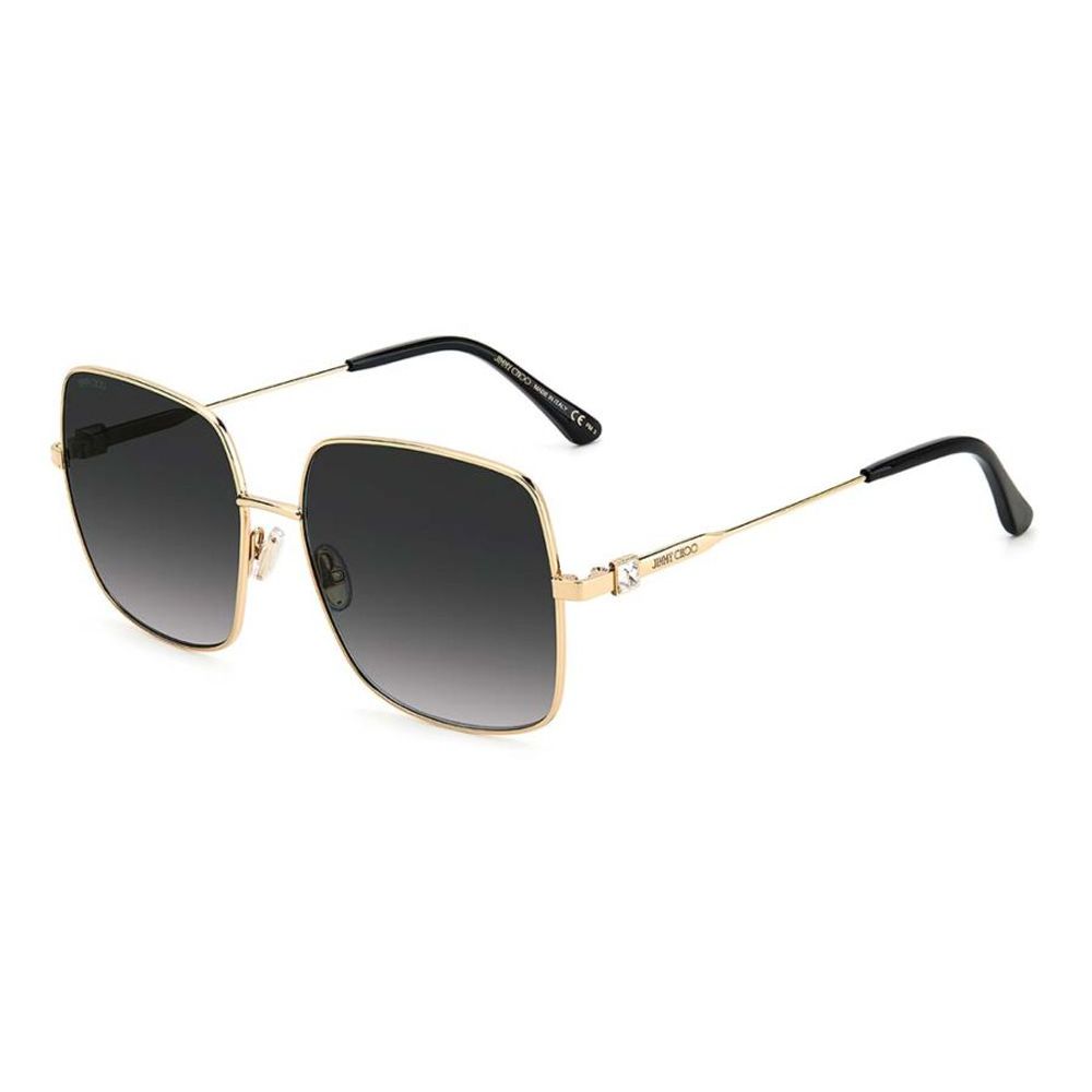 Sonnenbrille aus goldenem Metall