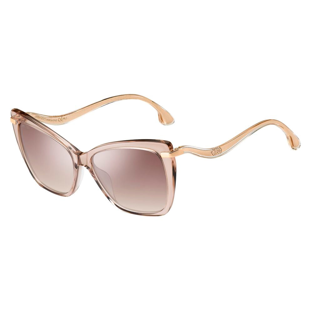 Beige Acetat-Sonnenbrille