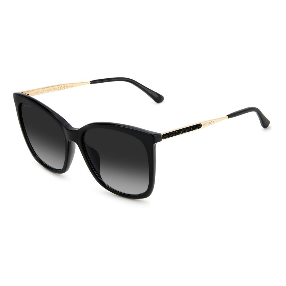 Schwarze Sonnenbrille aus Metall