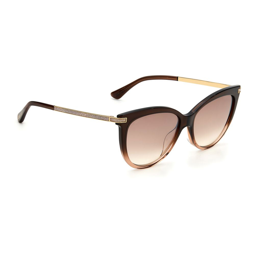 Braune Acetat-Sonnenbrille