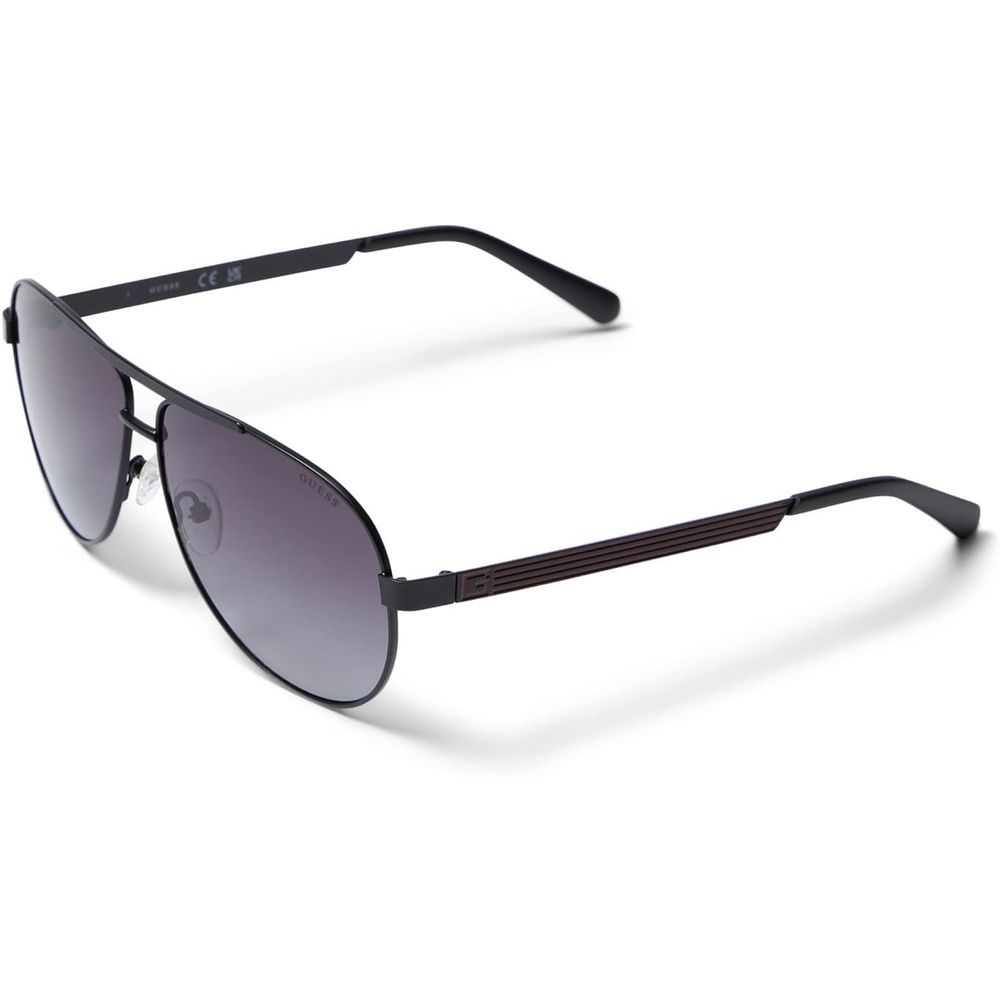 Schwarze Sonnenbrille aus Metall