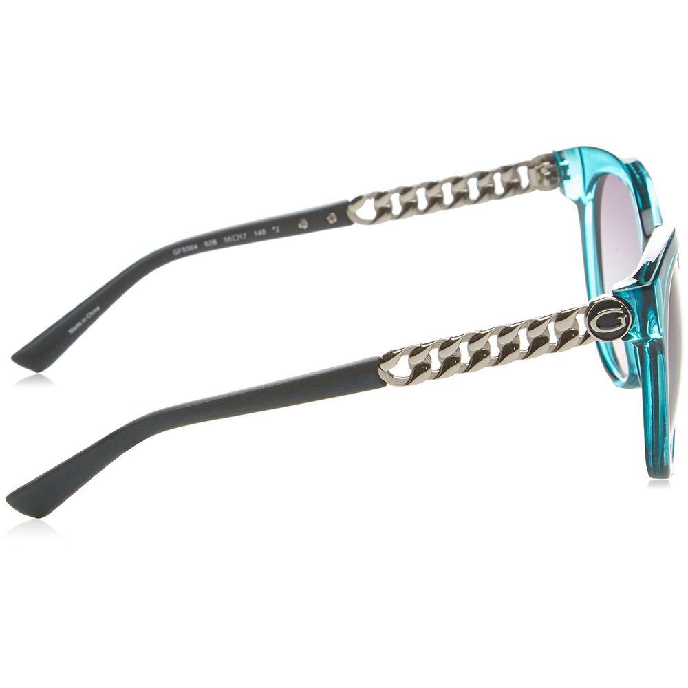 Blaue Sonnenbrille mit Spritzguss-Optik