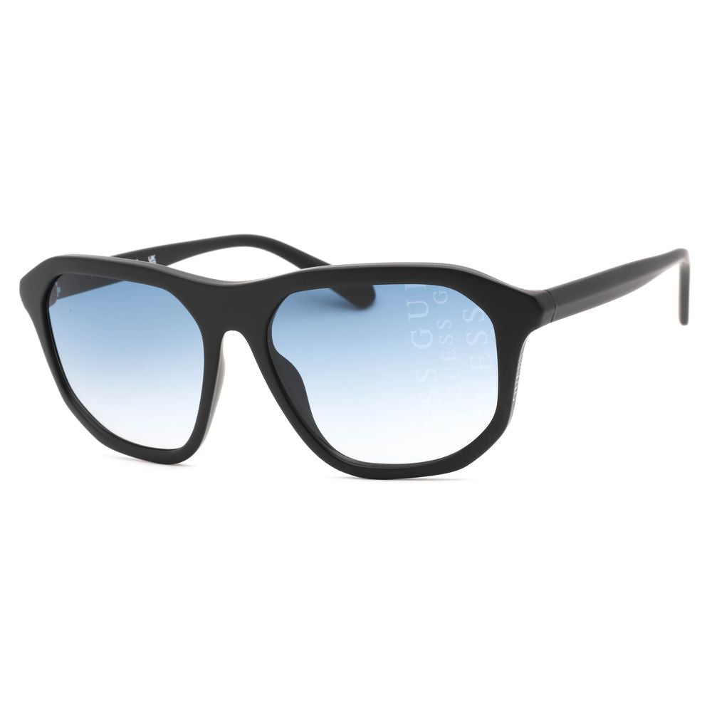 Schwarze Sonnenbrille mit Spritzguss-Optik