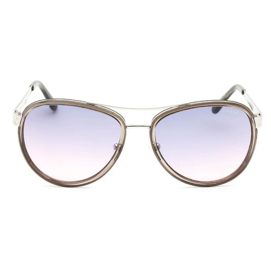 Gray Metal Sunglasses