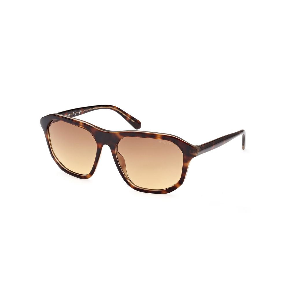 Brown Injected Sunglasses