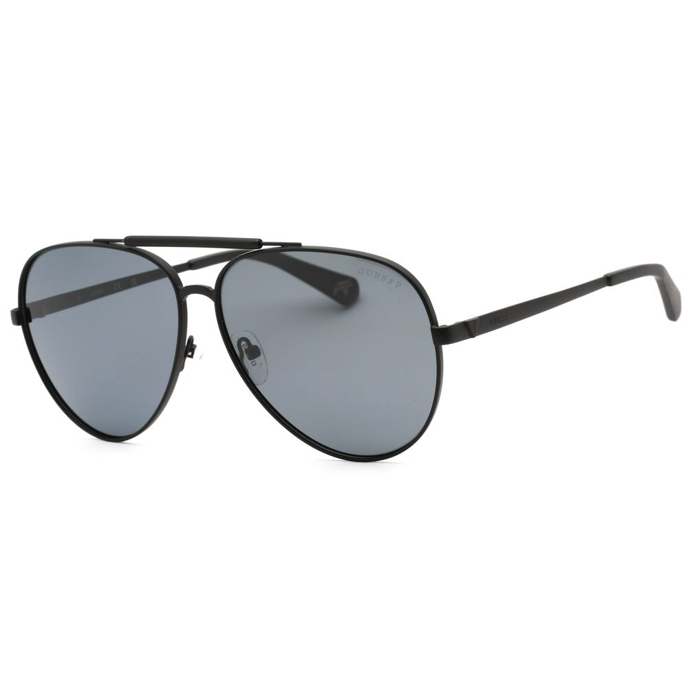 Schwarze Sonnenbrille aus Metall