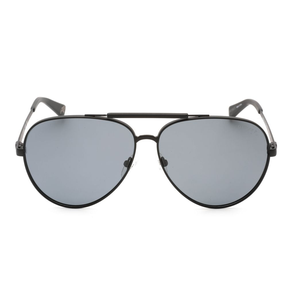 Schwarze Sonnenbrille aus Metall