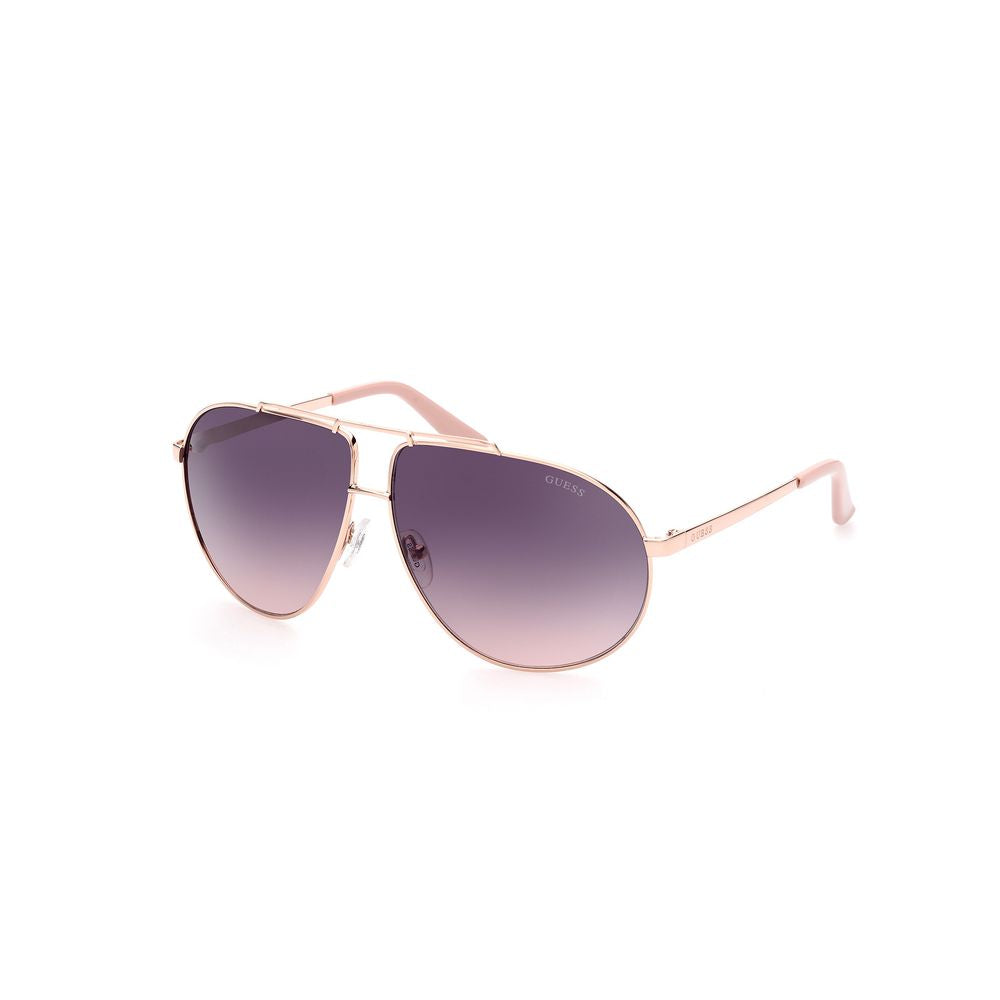 Rose Gold Metal Sunglasses