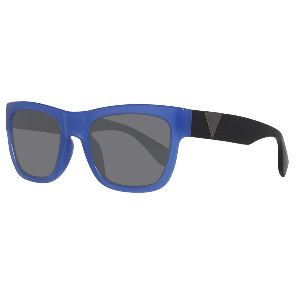 Blaue Sonnenbrille aus Kunststoff