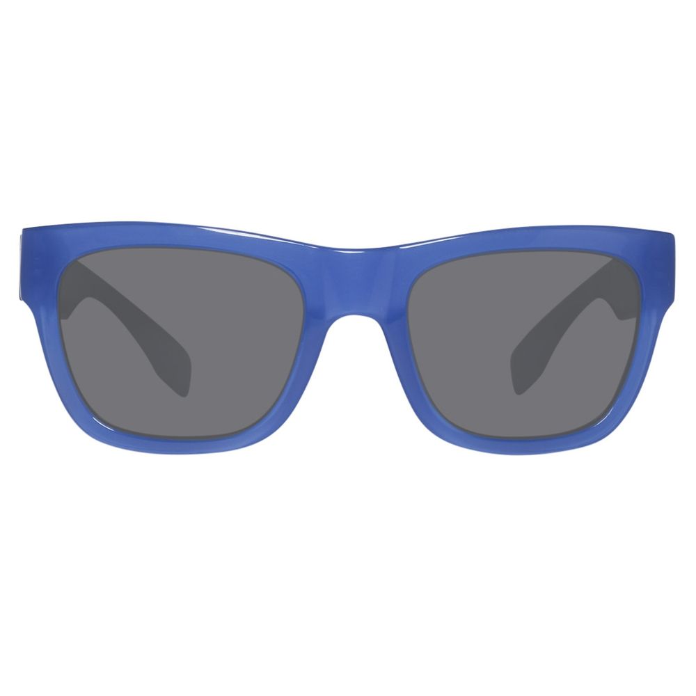 Blaue Sonnenbrille aus Kunststoff