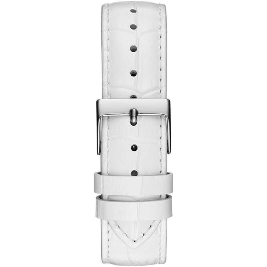 White Leather Watch