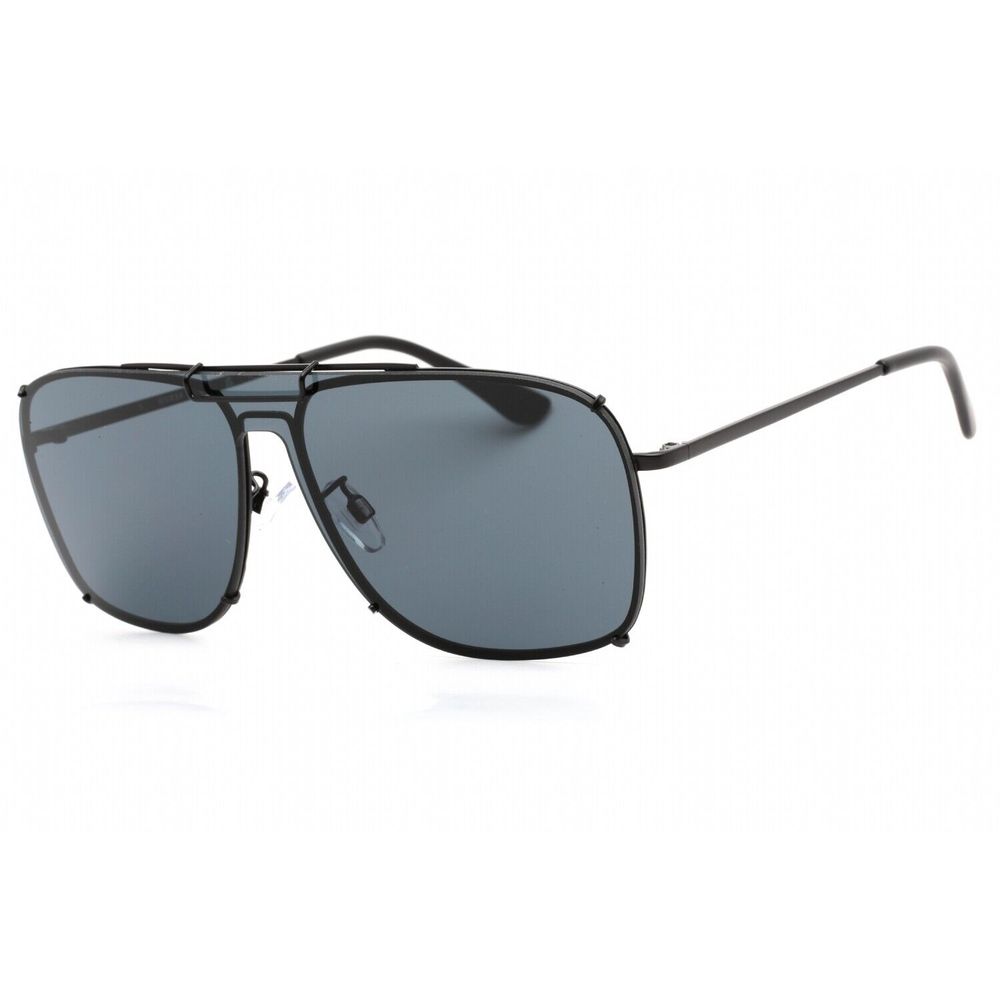 Schwarze Sonnenbrille aus Metall