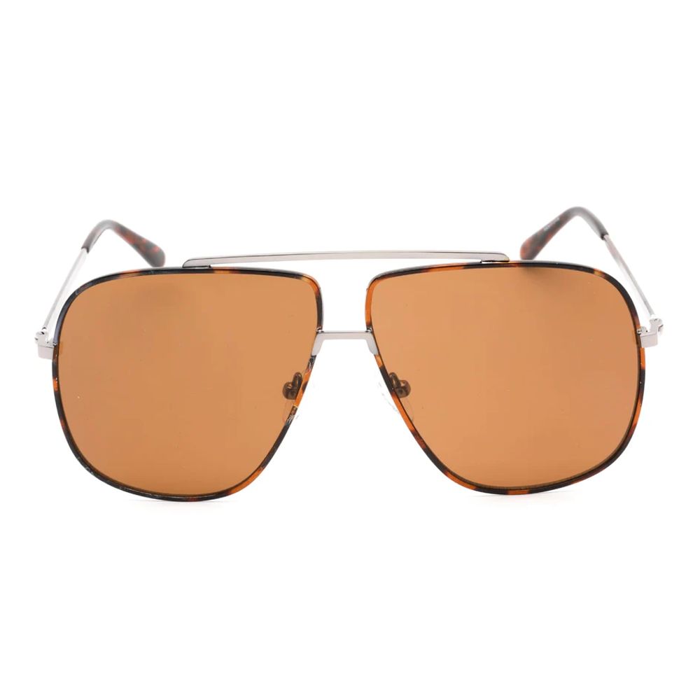 Brown Metal Sunglasses