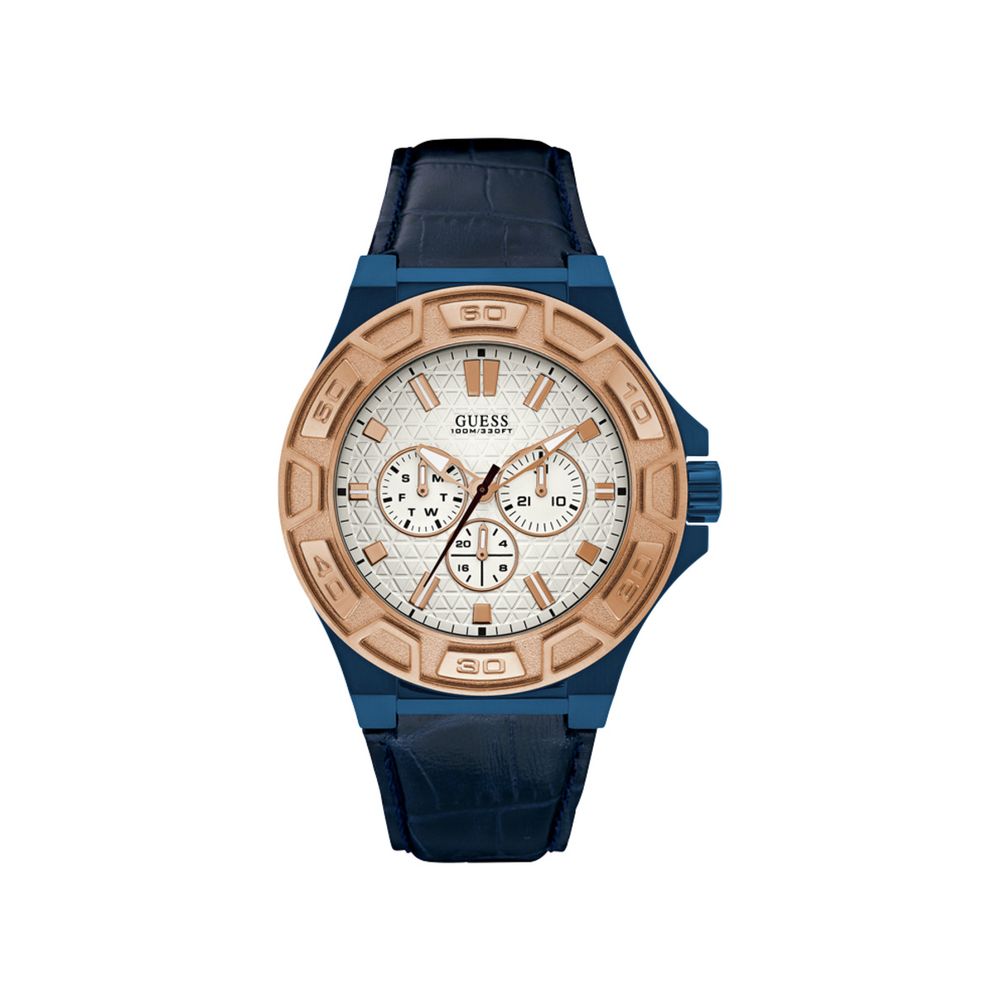 Orologio in pelle blu