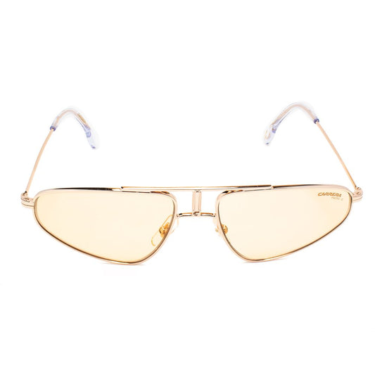 Sonnenbrille aus goldenem Metall